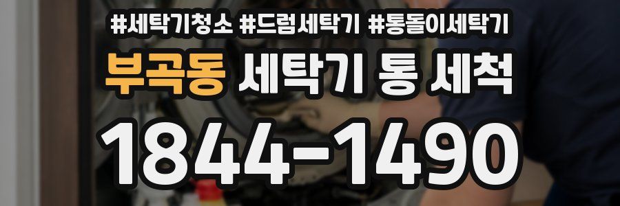 부곡동 세탁기 통 세척