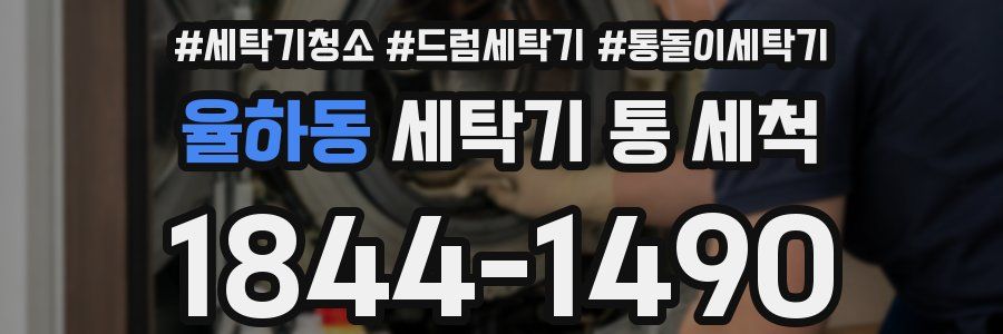 율하동 세탁기 통 세척