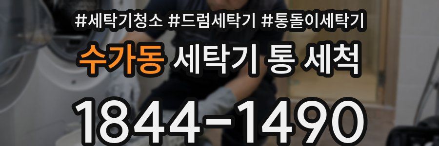 수가동 세탁기 통 세척