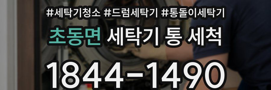 초동면 세탁기 통 세척