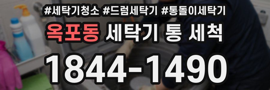 옥포동 세탁기 통 세척
