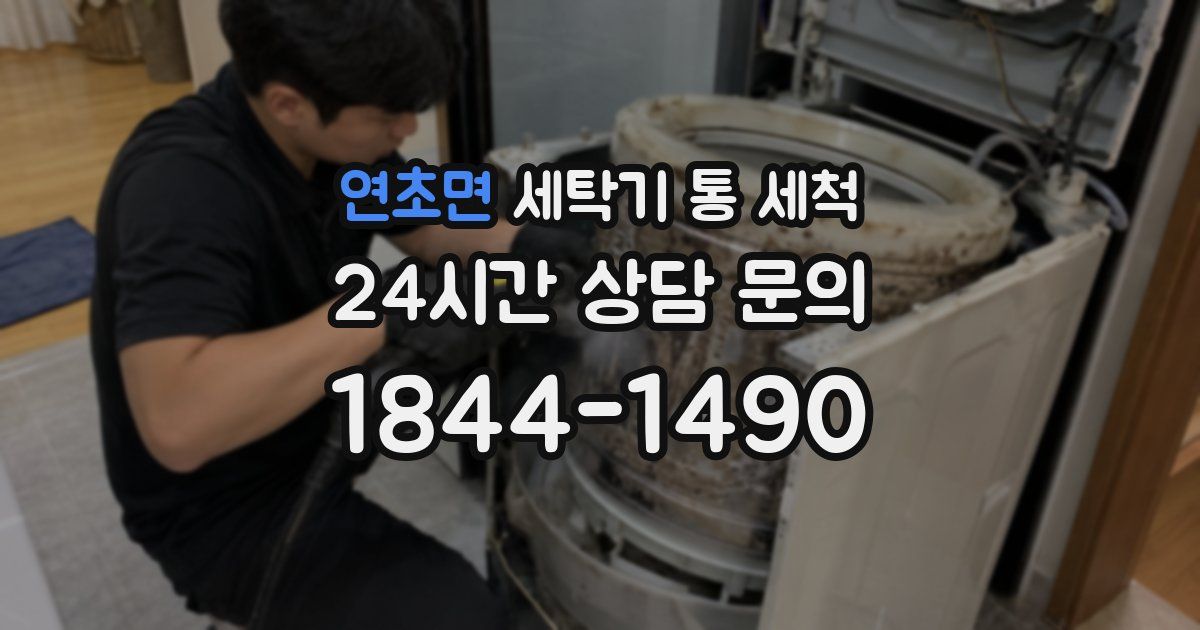 연초면 세탁기 통 세척