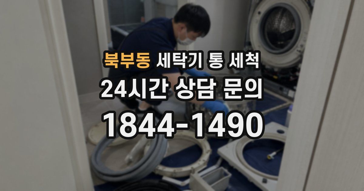북부동 세탁기 통 세척