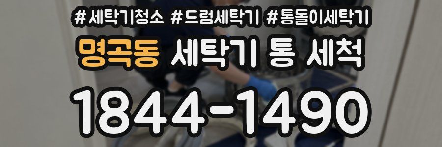 명곡동 세탁기 통 세척