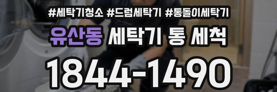 유산동 세탁기 통 세척