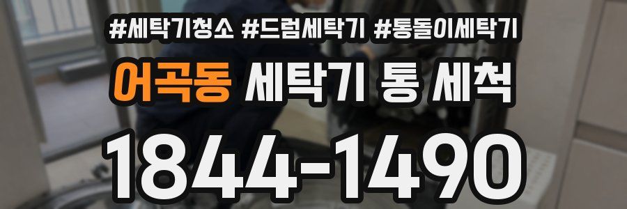 어곡동 세탁기 통 세척
