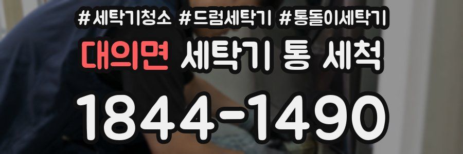 대의면 세탁기 통 세척