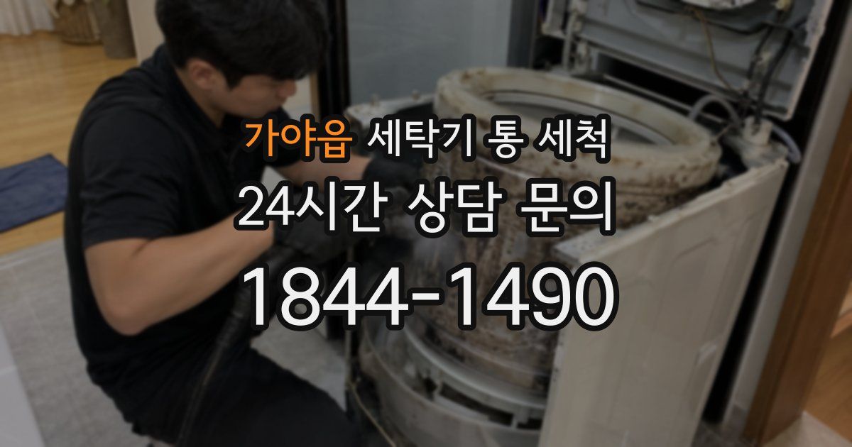 가야읍 세탁기 통 세척