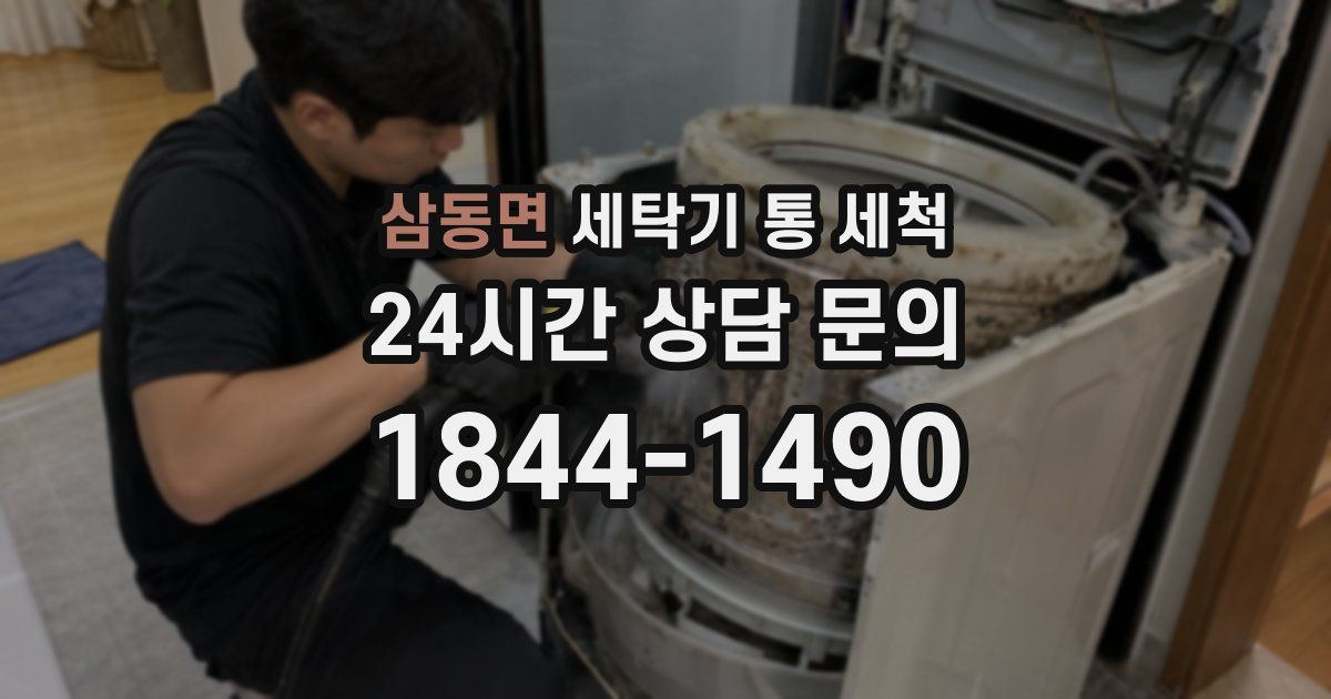 삼동면 세탁기 통 세척