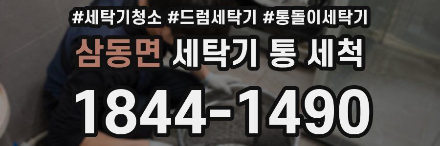 삼동면 세탁기 통 세척