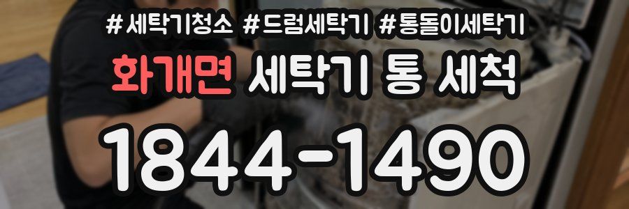 화개면 세탁기 통 세척