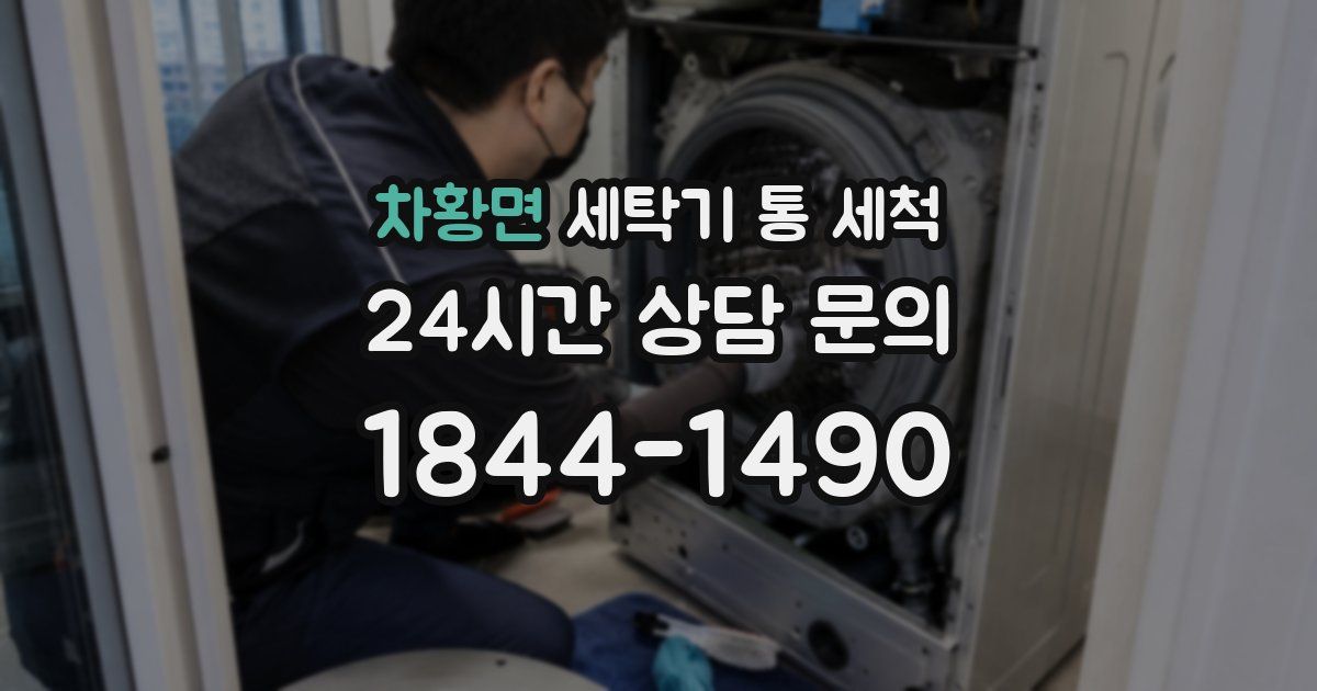 차황면 세탁기 통 세척