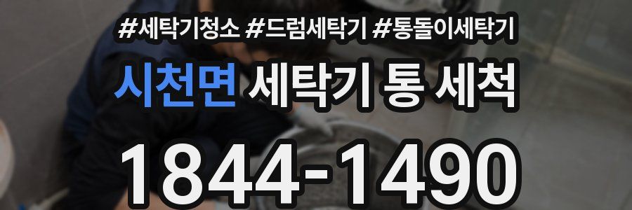 시천면 세탁기 통 세척
