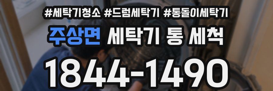 주상면 세탁기 통 세척
