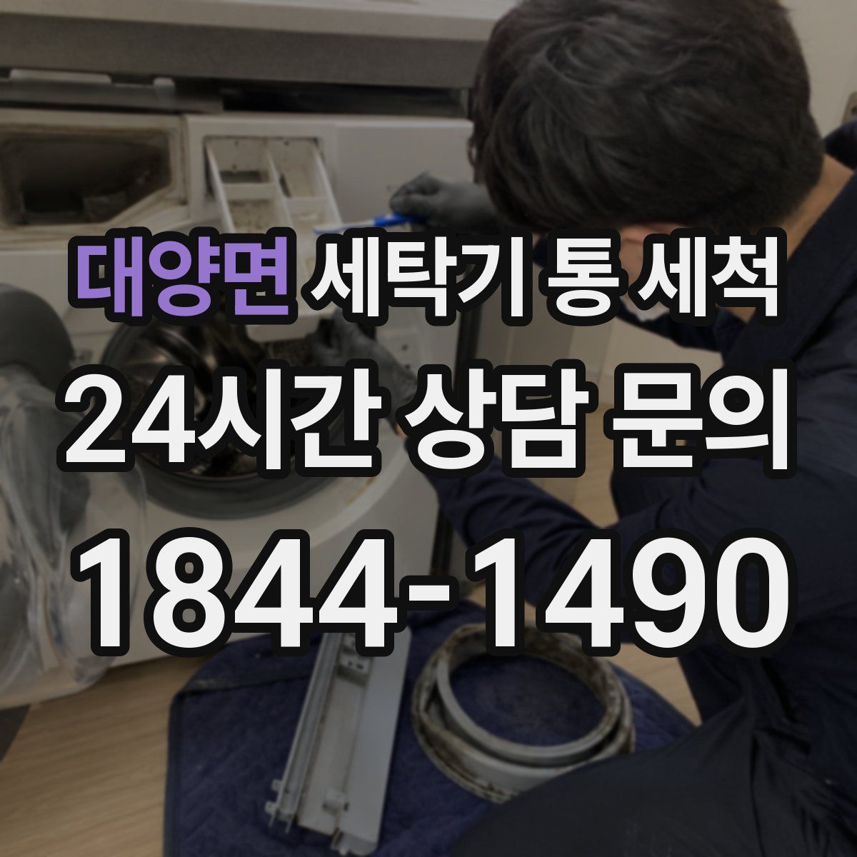 대양면 세탁기 통 세척