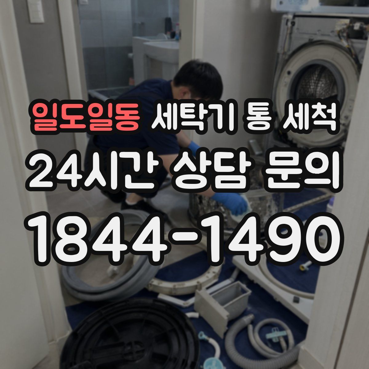 일도일동 세탁기 통 세척