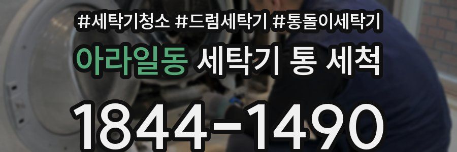 아라일동 세탁기 통 세척