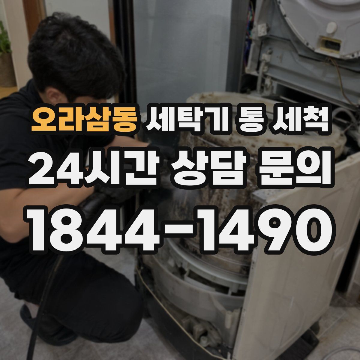 오라삼동 세탁기 통 세척