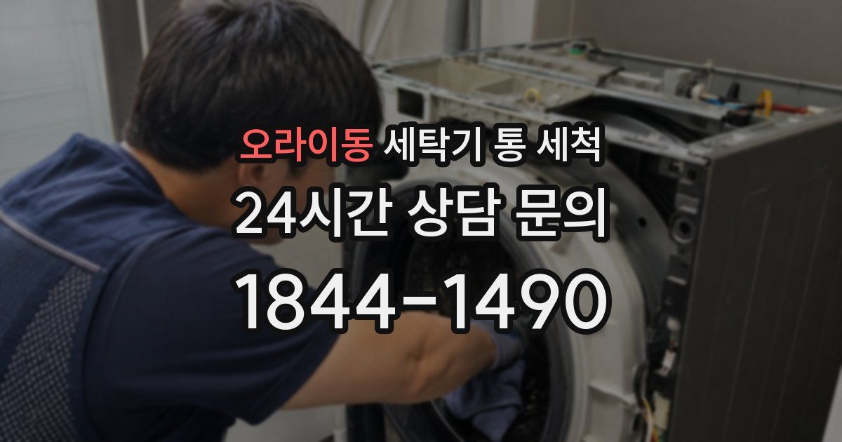 오라이동 세탁기 통 세척