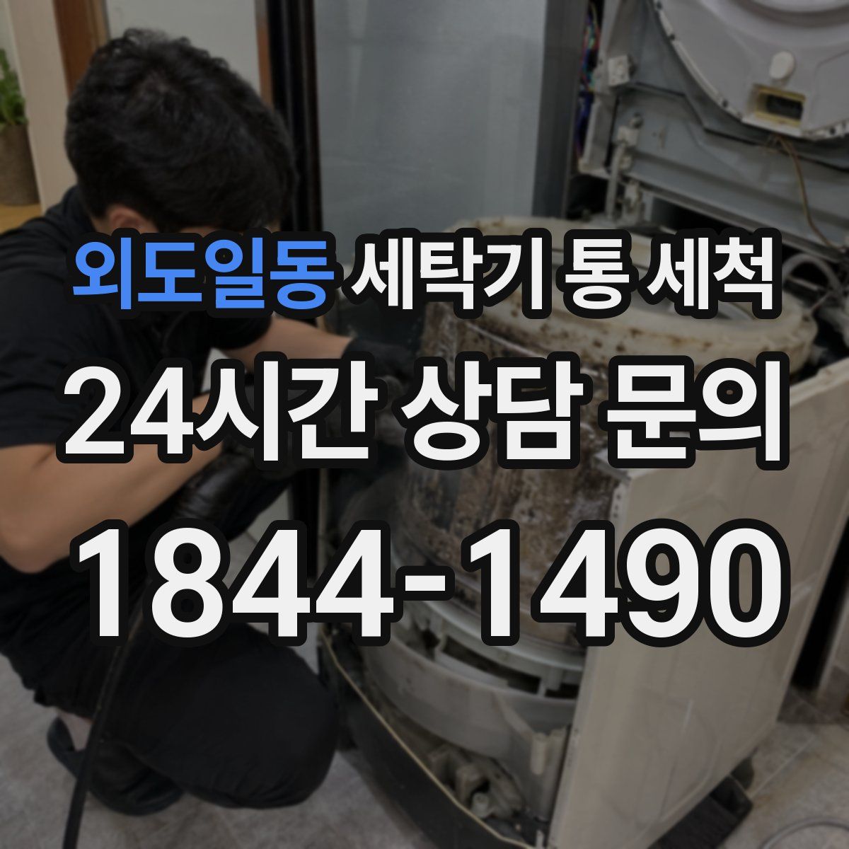외도일동 세탁기 통 세척