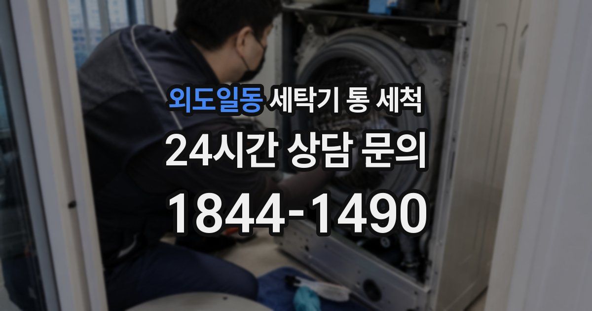 외도일동 세탁기 통 세척