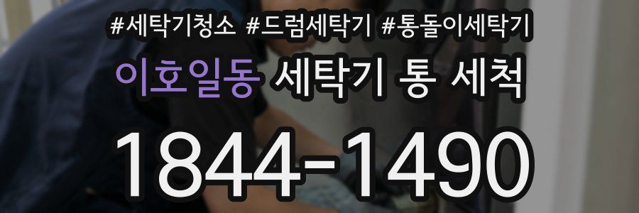 이호일동 세탁기 통 세척