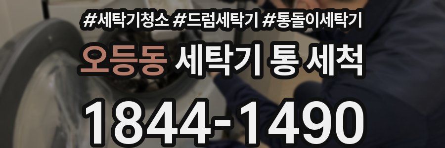 오등동 세탁기 통 세척