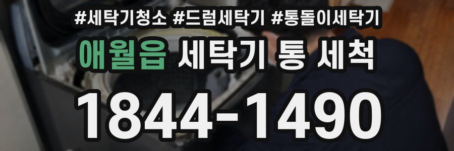 애월읍 세탁기 통 세척