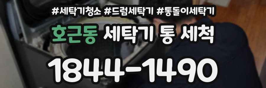 호근동 세탁기 통 세척