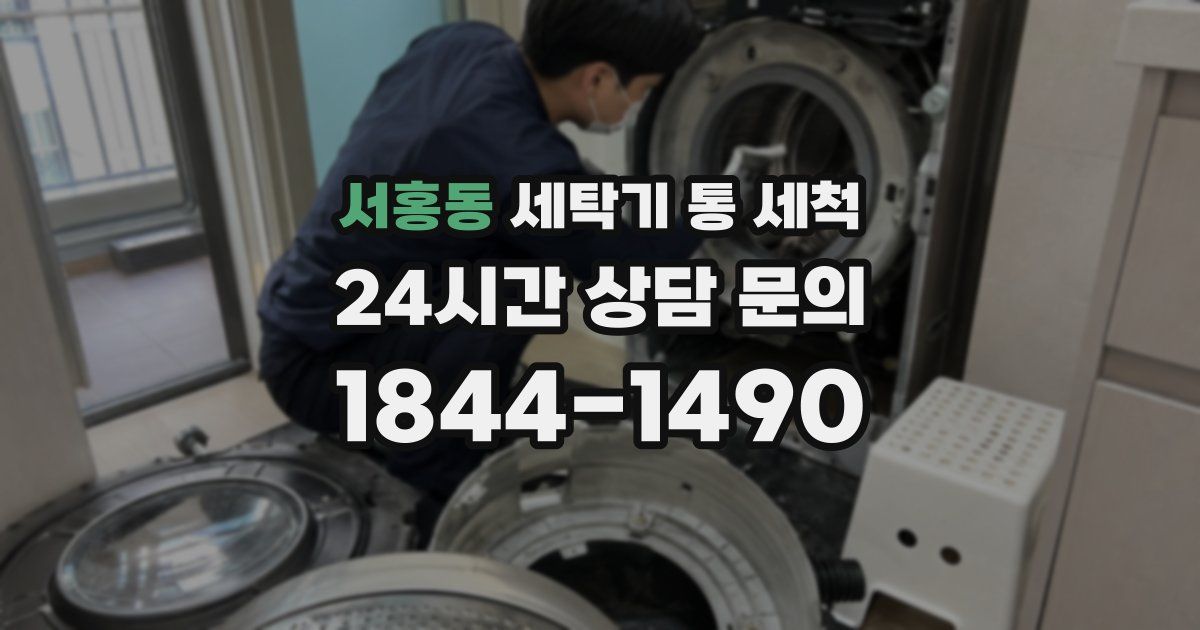 서홍동 세탁기 통 세척