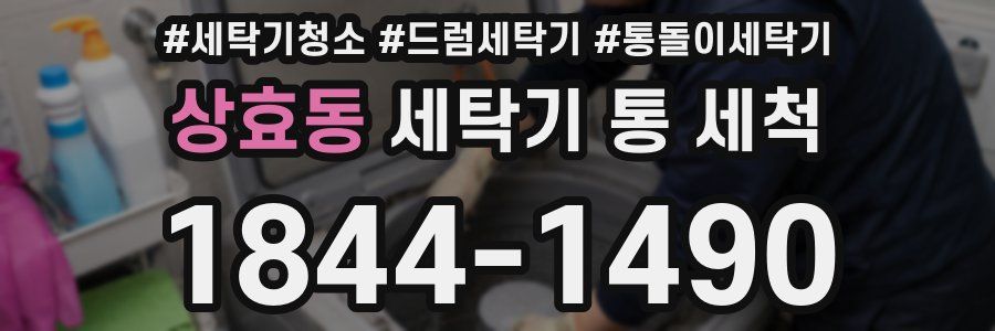 상효동 세탁기 통 세척