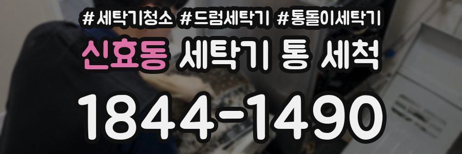 신효동 세탁기 통 세척