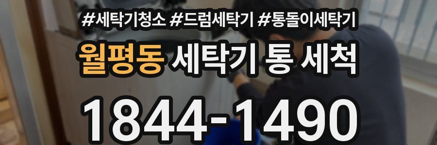 월평동 세탁기 통 세척