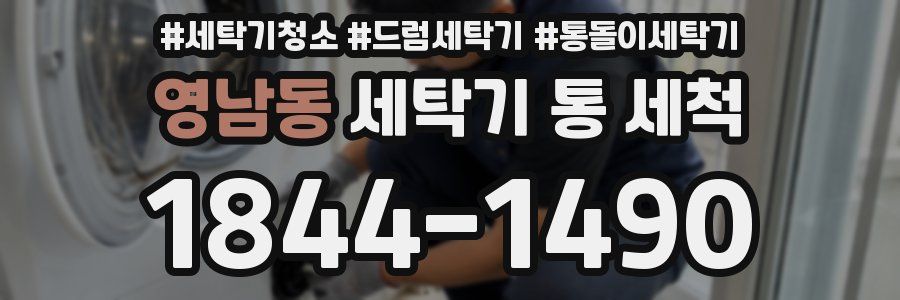 영남동 세탁기 통 세척