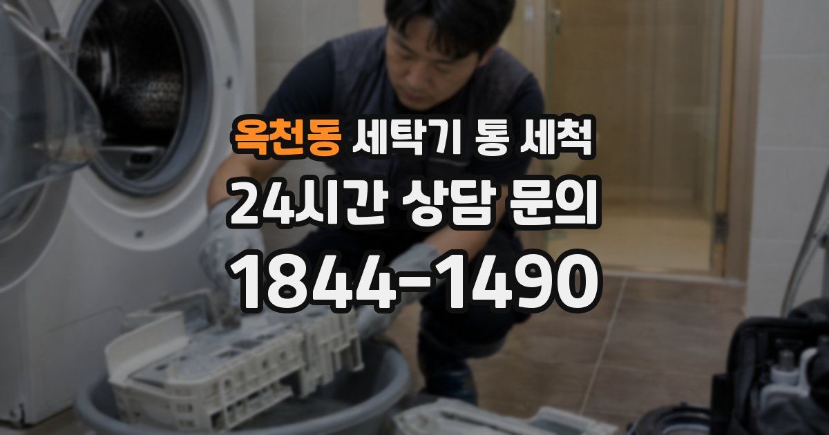 옥천동 세탁기 통 세척