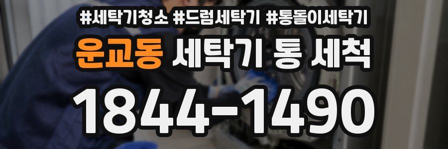 운교동 세탁기 통 세척