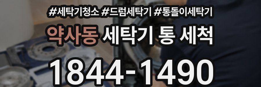 약사동 세탁기 통 세척