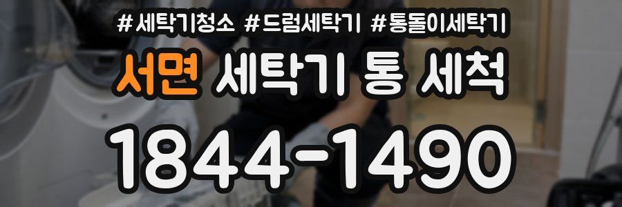 서면 세탁기 통 세척