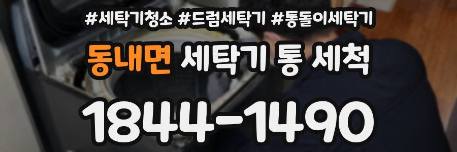 동내면 세탁기 통 세척