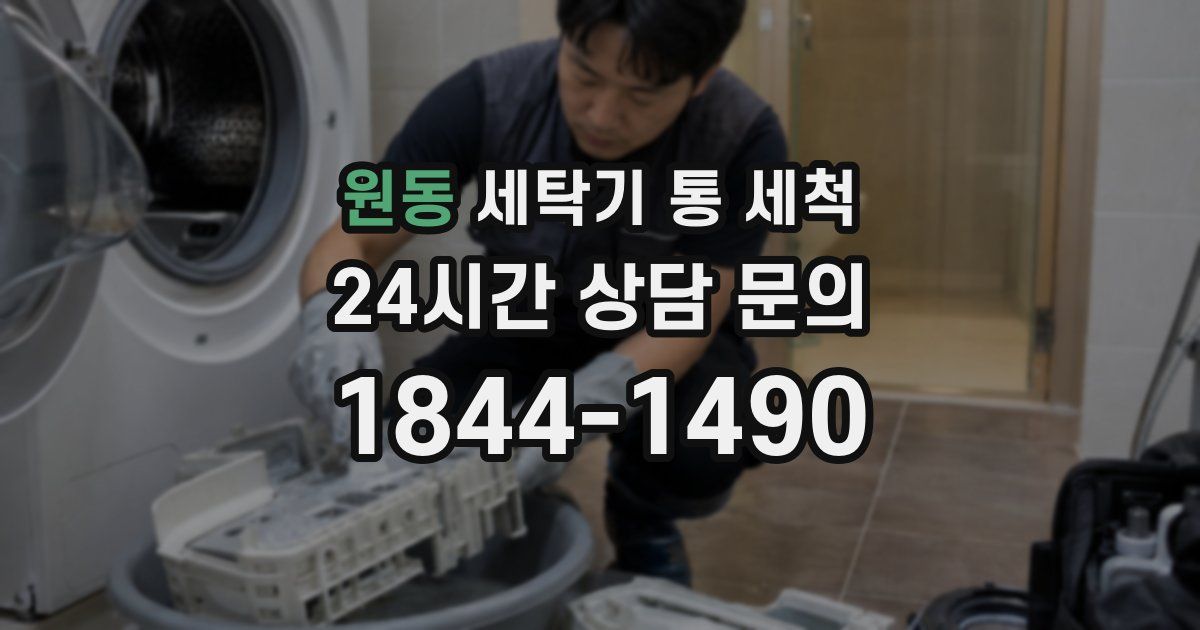 원동 세탁기 통 세척