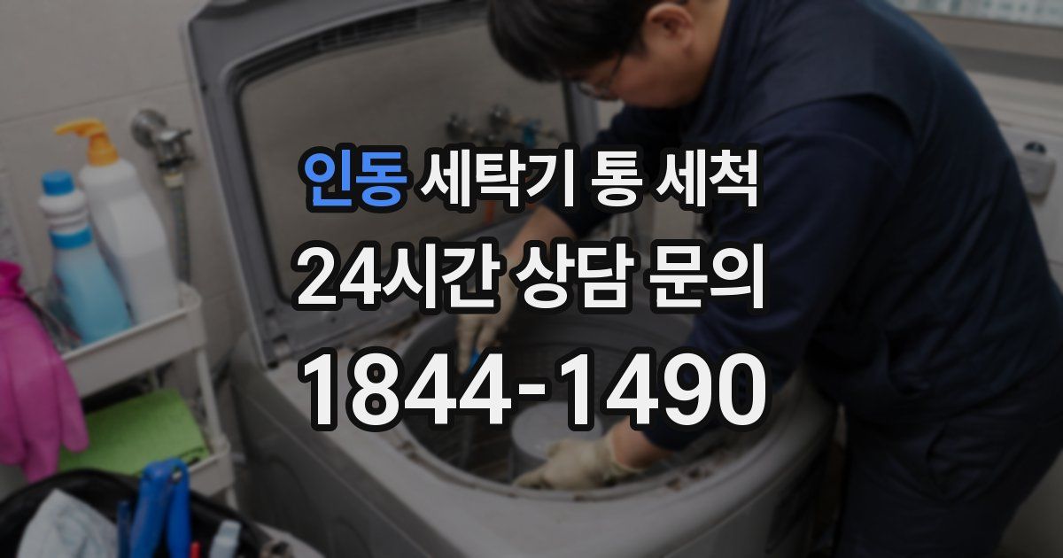 인동 세탁기 통 세척