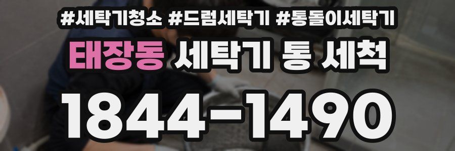 태장동 세탁기 통 세척