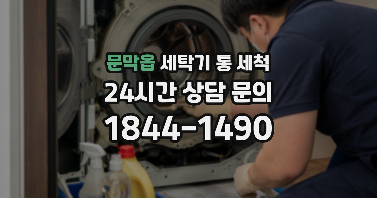 문막읍 세탁기 통 세척