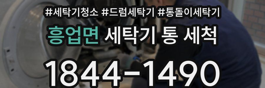 흥업면 세탁기 통 세척