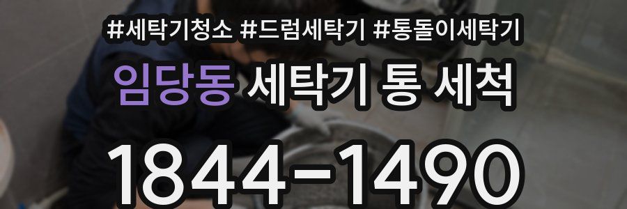 임당동 세탁기 통 세척