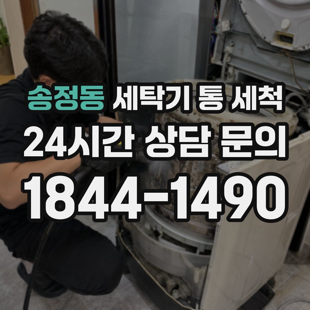 송정동 세탁기 통 세척