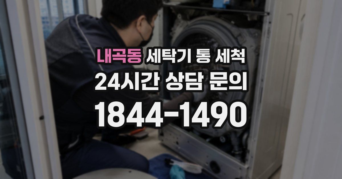 내곡동 세탁기 통 세척