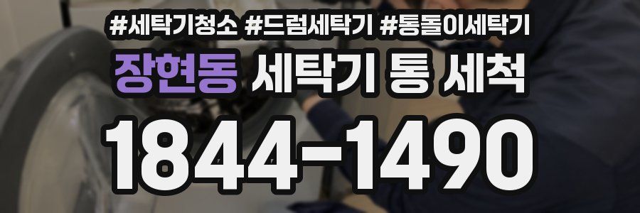 장현동 세탁기 통 세척