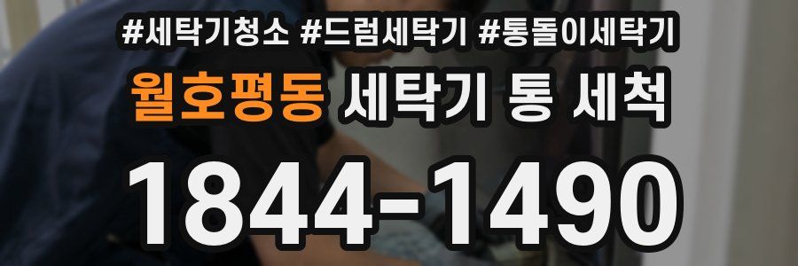 월호평동 세탁기 통 세척