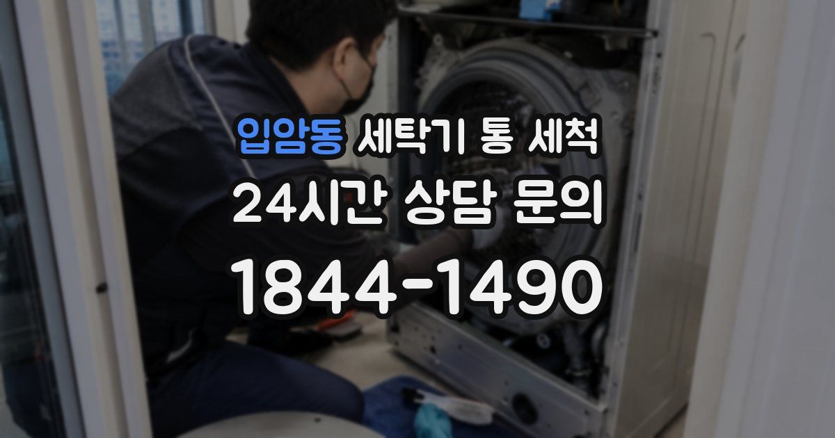 입암동 세탁기 통 세척